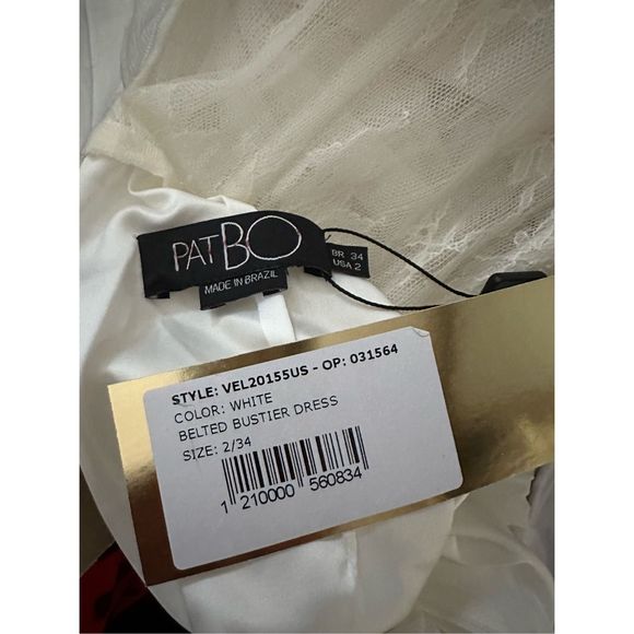 PATBO Belted Lace Bustier Dress - Picture 11 of 11